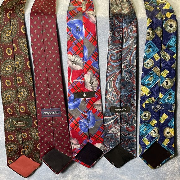 Bundle of 5 Assorted Neckties - Picture 2 of 2